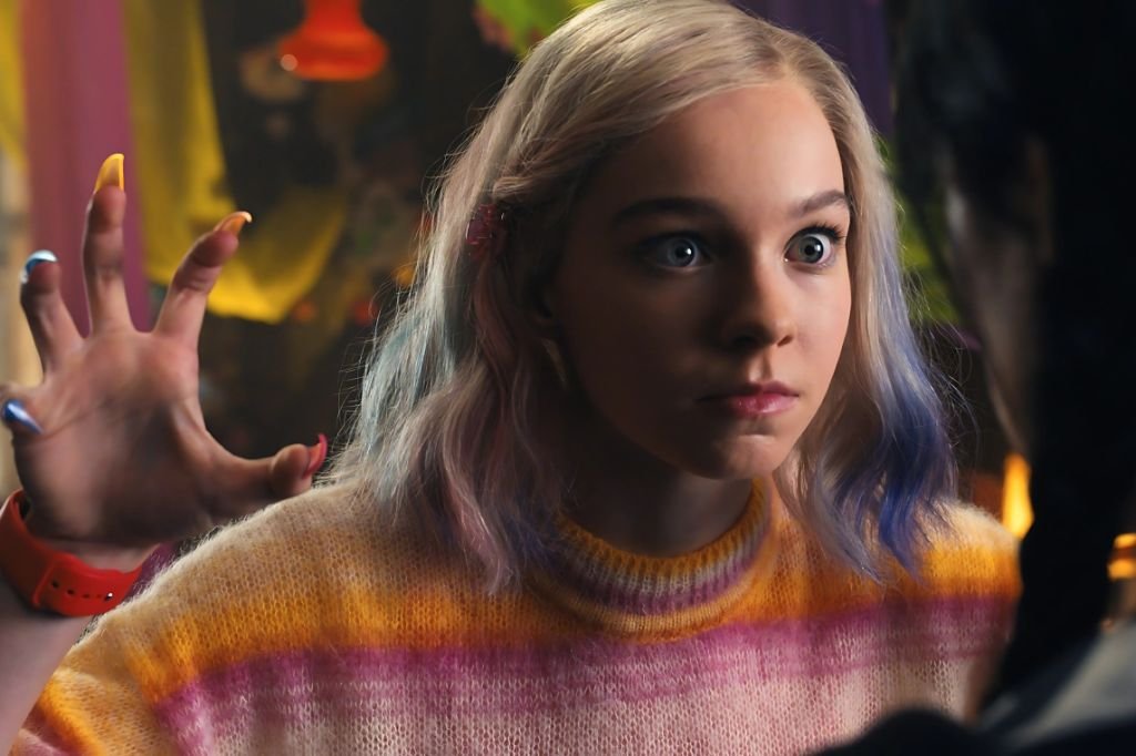 Emma Myers’ Enid Sinclair   roaring in Netflix Wednesday season 02