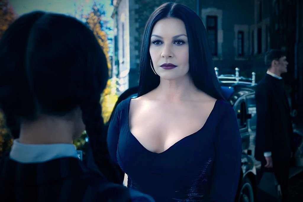 Morticia Addams (Catherine Zeta-Jones) Wednesday Season 2  (hd image)